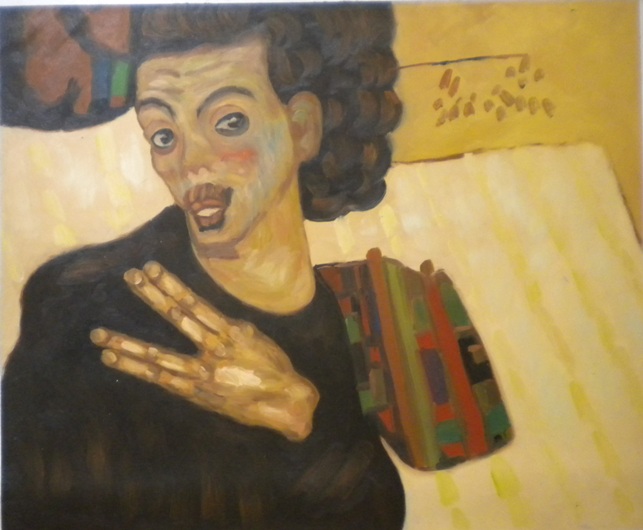 store falso d'autore Auto retrato di Egon Schiele